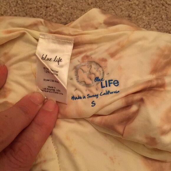 REVOLVE Mirage Desert Sand Tie Dye One Piece Blue Life - Picture 8 of 8